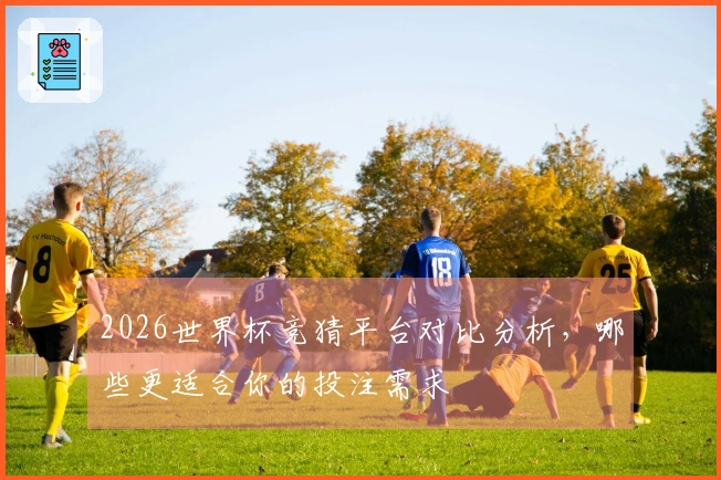 2026世界杯竞猜平台对比分析，哪些更适合你的投注需求